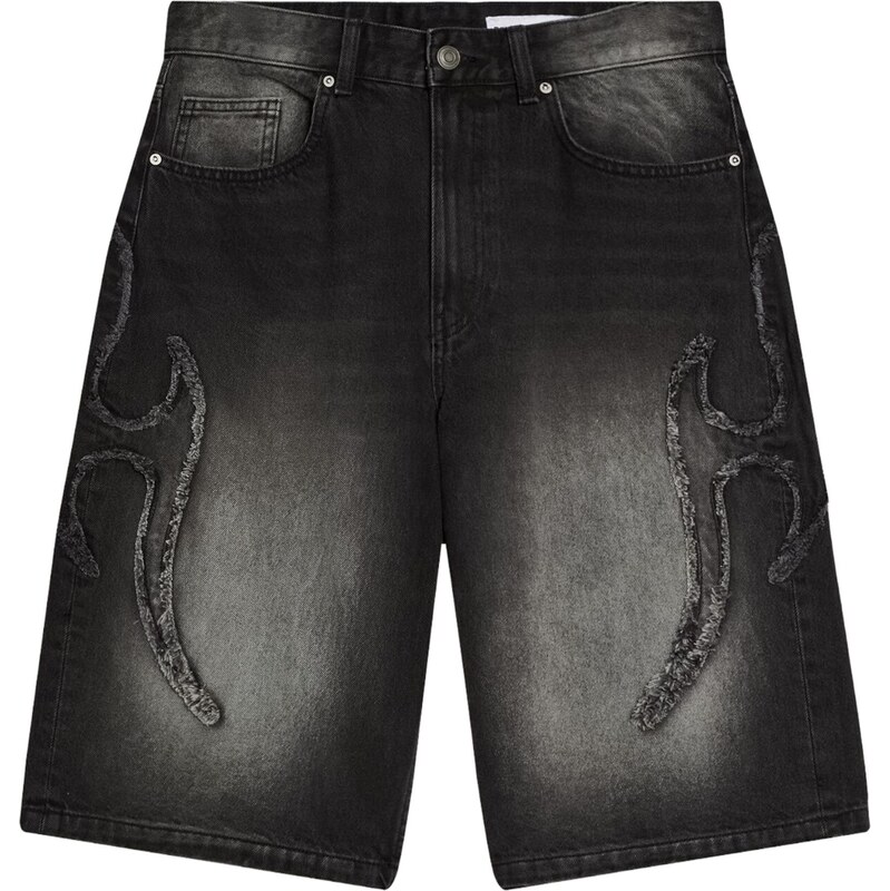 Bershka Džínsy čierny denim 68491783