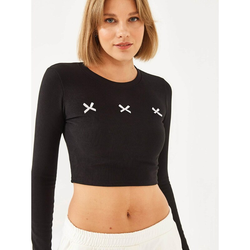 Bianco Lucci Tričko čierna / biela 68491912