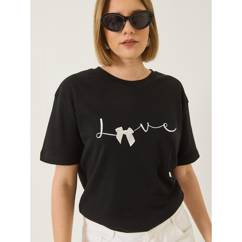 Bianco Lucci Tričko čierna / biela 68491924