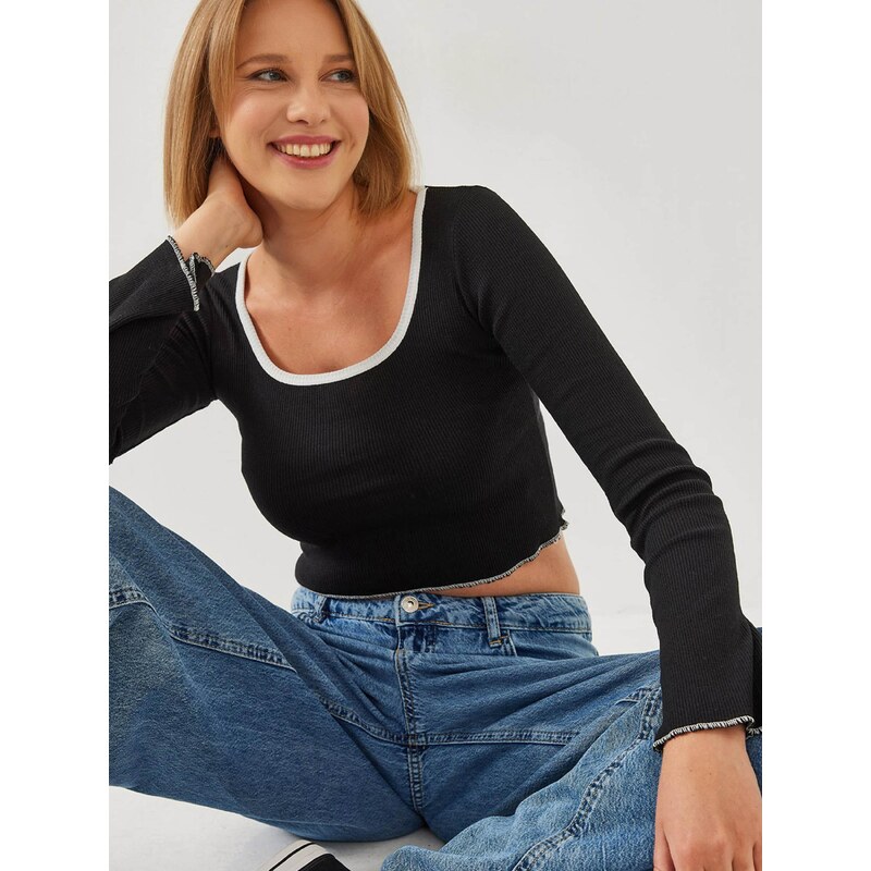 Bianco Lucci Tričko čierna / biela 68491900