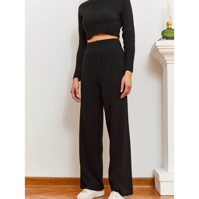 Bianco Lucci Nohavicový kostým čierna 68491891