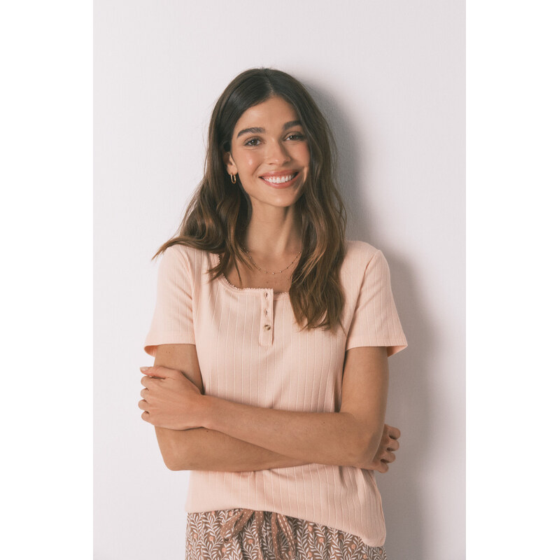 womensecret Bavlnené capri pyžamo 68525258