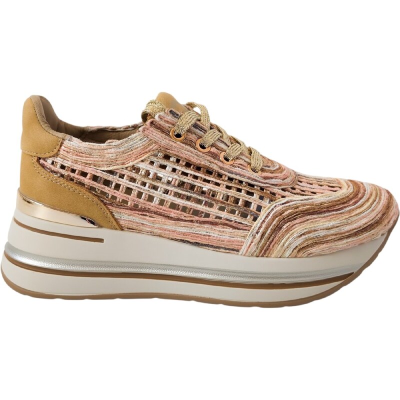 Tenisky na platforme Laura Biagiotti Moon Mustard 68492462