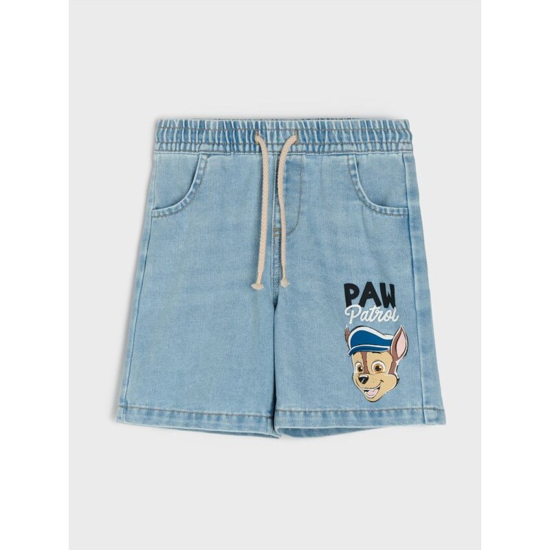 Sinsay - Rifľové kraťasy PAW Patrol - modrá 68495445