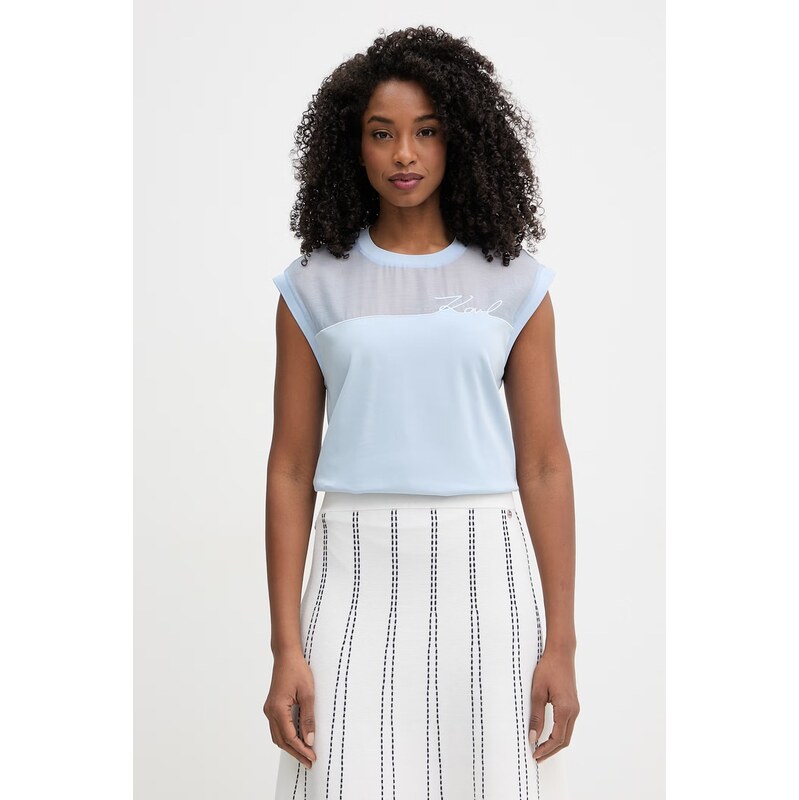 Karl Lagerfeld dámsky bavlnený top 68494024