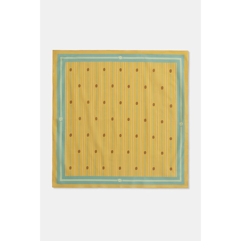 Drôle de Monsieur dámska bavlnená šatka Rayure Monogramme 68494059