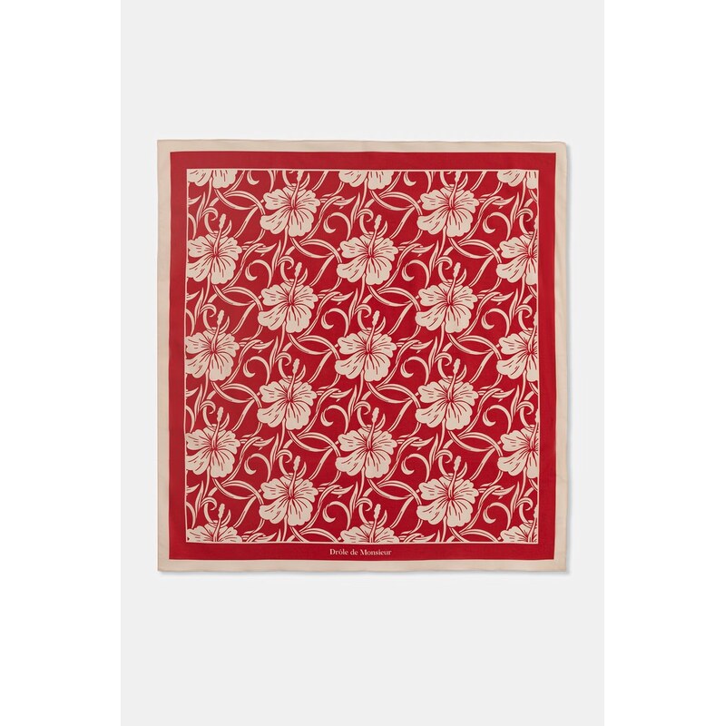 Drôle de Monsieur šatka dámska bavlnená Monogramme Hibiscus 68494060