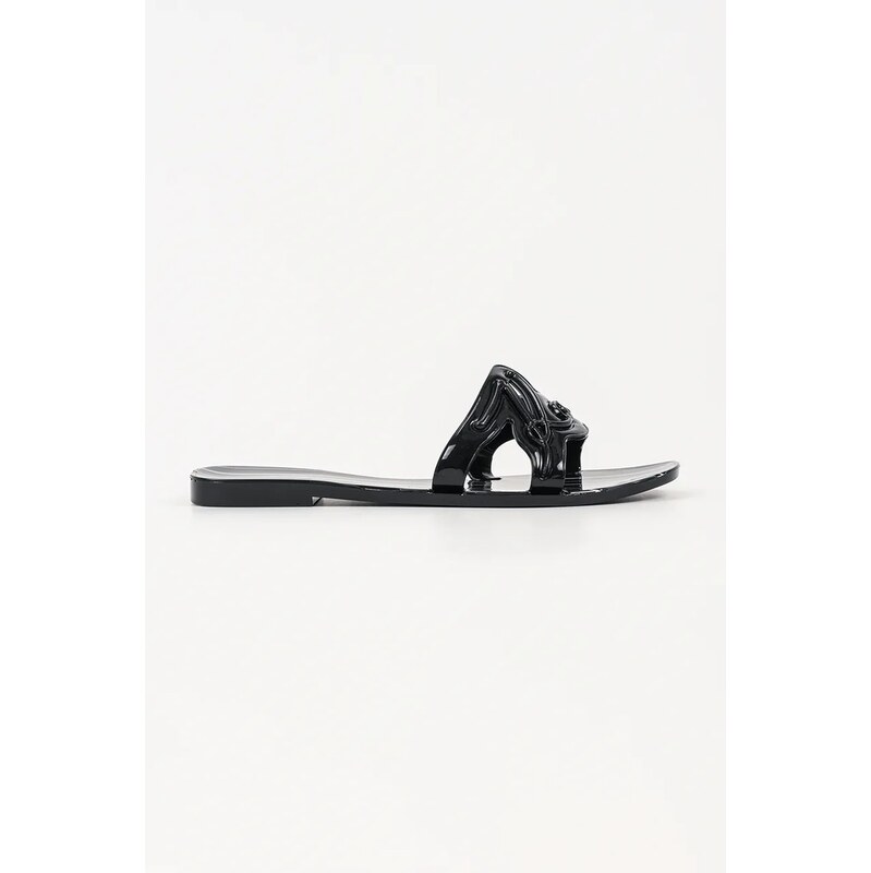 Karl Lagerfeld dámske šľapky na plochom podpätku Jelly 68494128