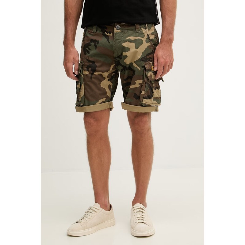 Alpha Industries šortky cargo pánske bavlnené s elastanom Crew Short 68494014