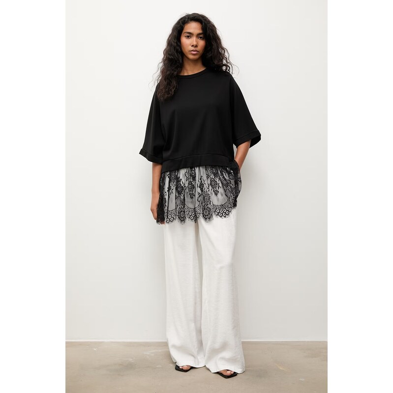 Answear.LAB oversize mikina dámska s viskózou 68494005