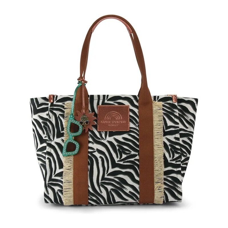 Kurt Geiger London kabelka typu shopper dámska bavlnená 68493866