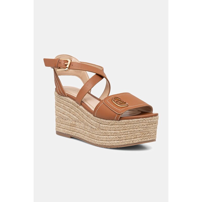 Liu Jo kožené sandále na klinovom podpätku BALI 01 68494299