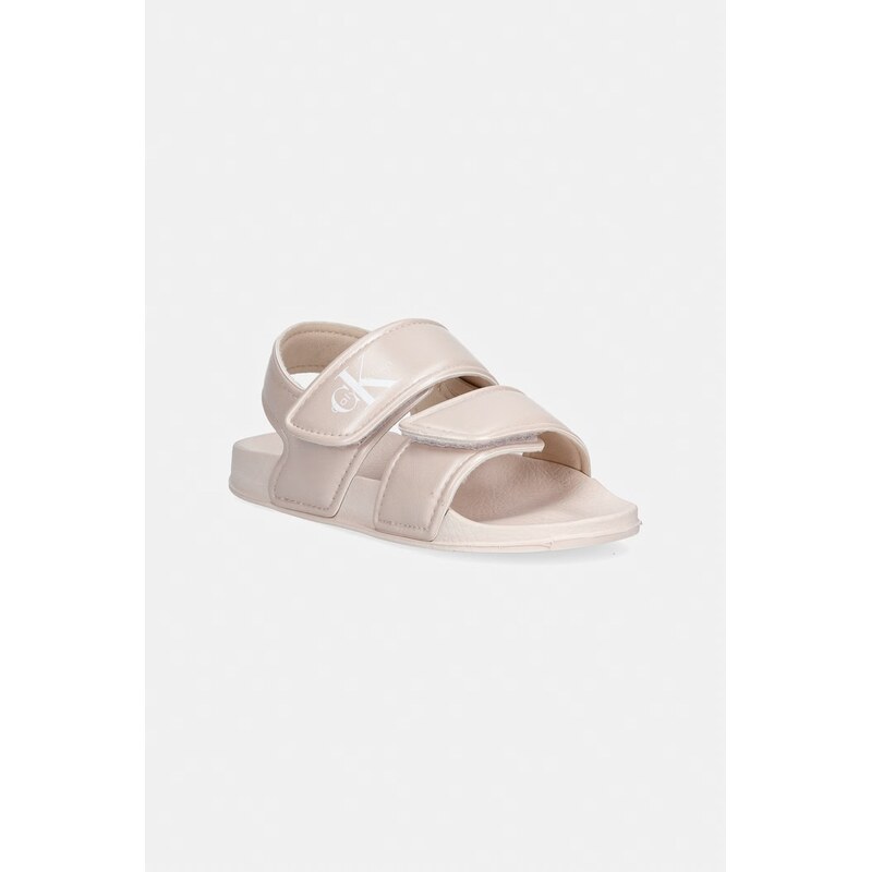 Calvin Klein Jeans sandále na plochom podpätku detské 68494461