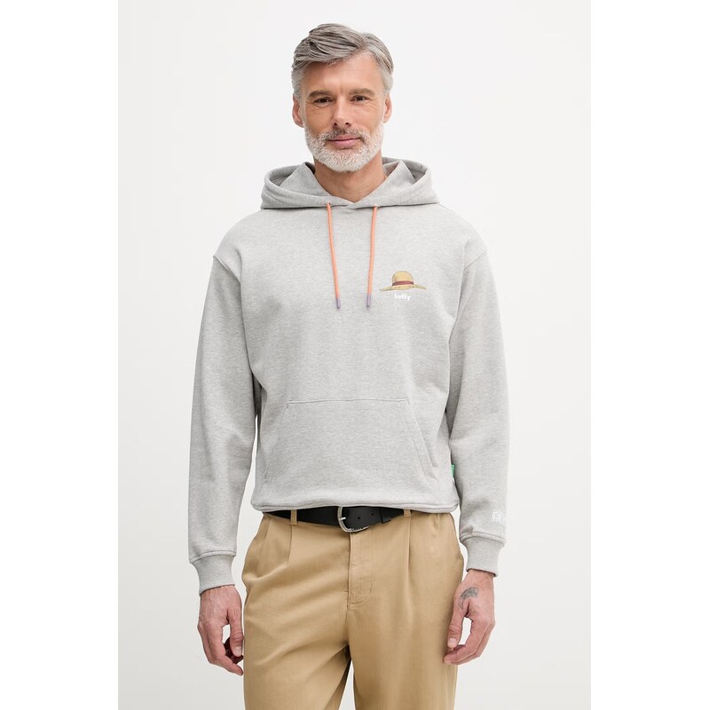 United Colors of Benetton pánska mikina s kapucňou z bavlny ONE PIECE 68494464