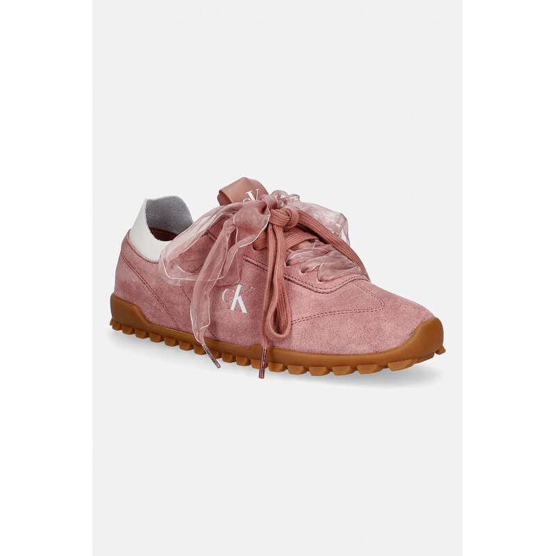 Calvin Klein LOW PROFILE RUN MG SUE DB LACES dámske tenisky 68494453