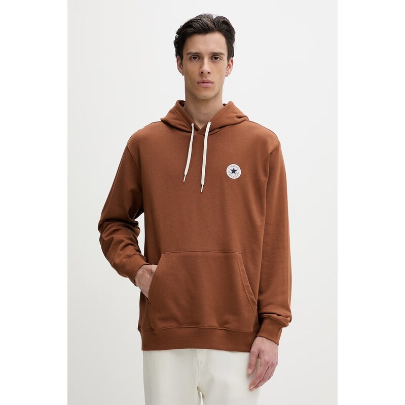 Converse mikina s kapucňou pánska s bavlnou 68494480