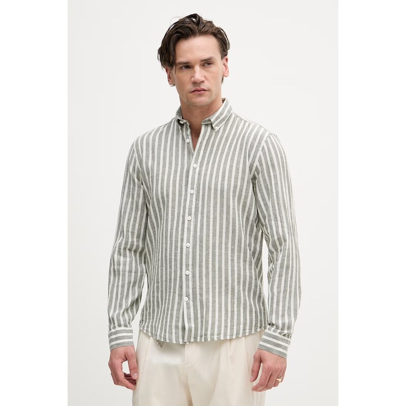 Lindbergh pánska košeľa s ľanom 68494558