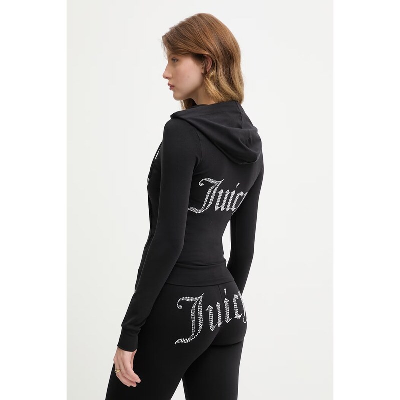 Juicy Couture dámska mikina na zips z bavlny OOLA HOODIE 68495086