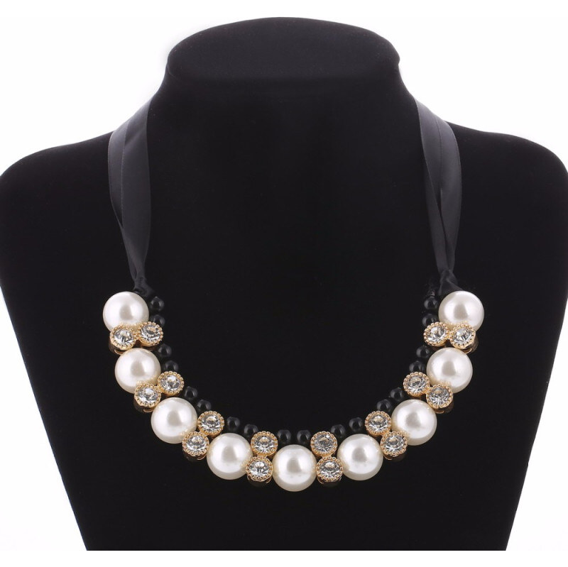 Lodestar Perlový náhrdelník so zirkonmi Beatriz 65221781