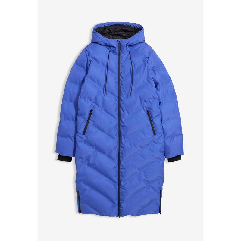 bonprix Prešívaný kabát, farba modrá 66048482