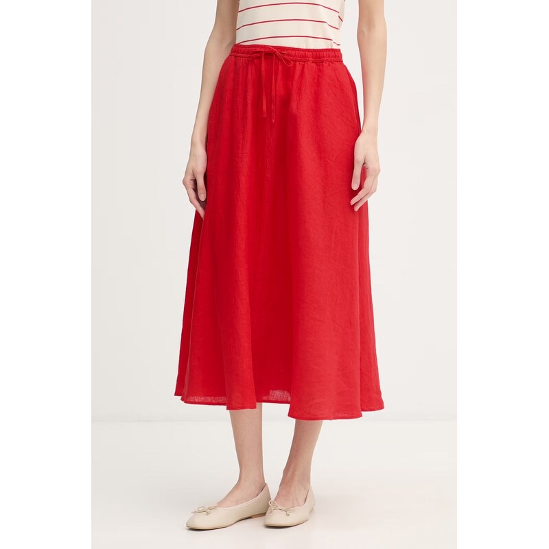 Tommy Hilfiger sukňa ľanová 68488058