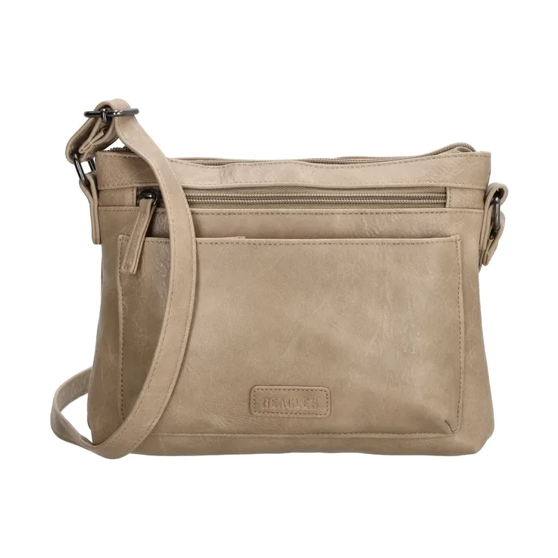 Beagles Béžová prešívaná crossbody kabelka „Nataly” 68563257