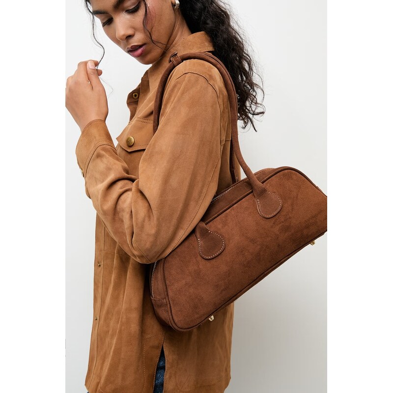 Semišová kabelka Answear.LAB 65471795