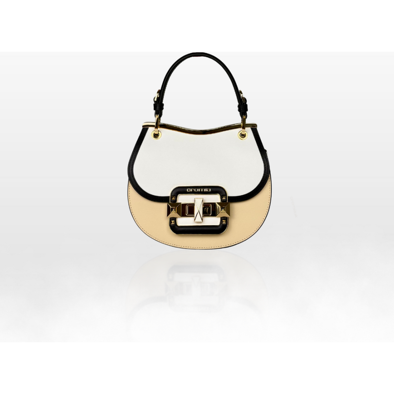 CROMIA IT JEWEL – kožená kabelka – béžová 68497369