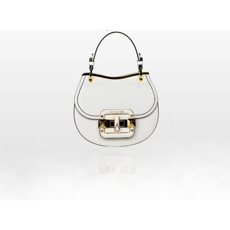 CROMIA IT JEWEL – kožená kabelka – biela 68497371