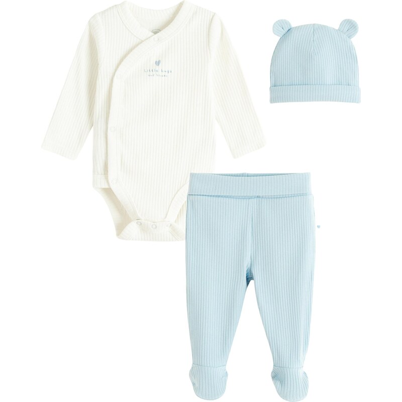 Cool Club Set pastelovo modrá / biela 68398451