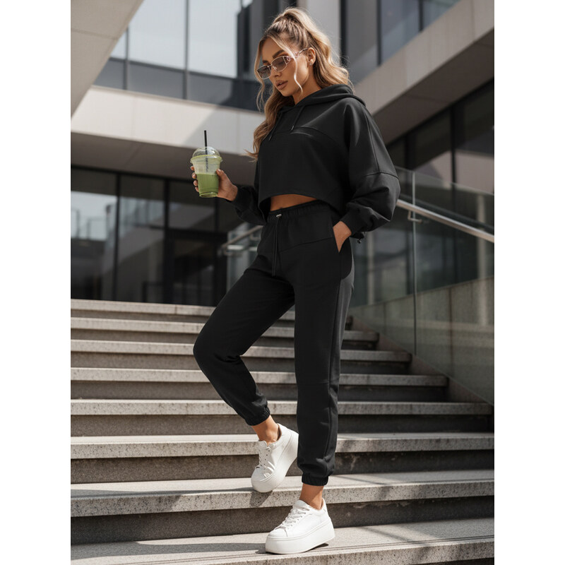 BASIC Čierna tepláková súprava BISTAN AY1013 52670985