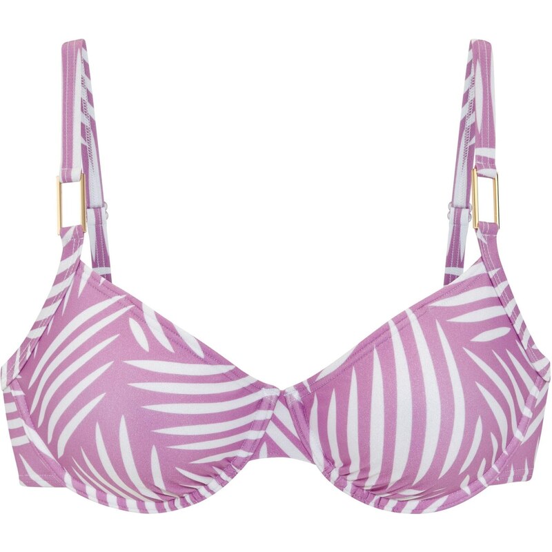 LASCANA Bikinový top orgovánová / biela 68500463