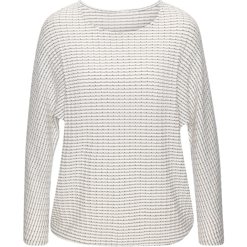 VIVANCE Tričko krémová / čierna 68500482