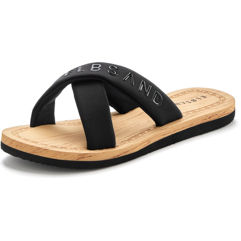 Elbsand Šľapky čierna 68500495