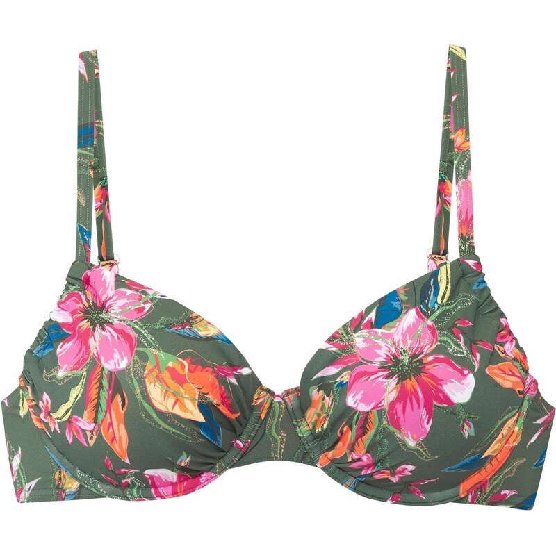 LASCANA Bikinový top zelená / zmiešané farby 68500531