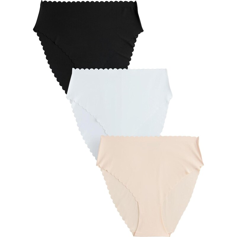 Next Nohavičky telová / čierna / biela 68500582