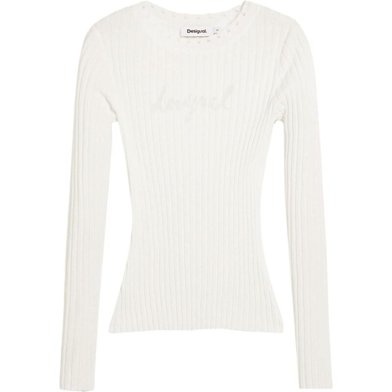 Desigual Tričko svetlofialová / biela 68500588