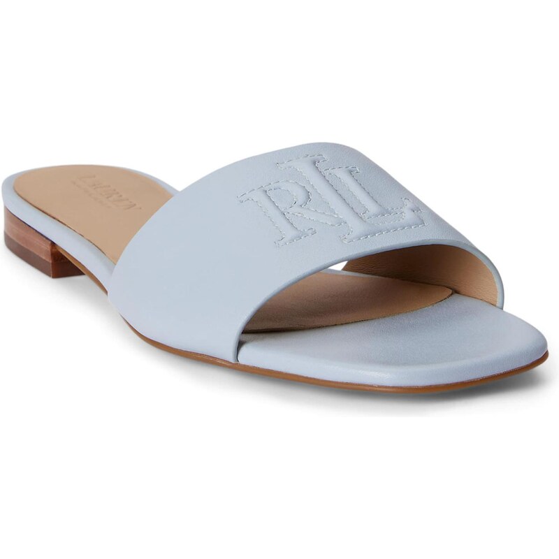 Lauren Ralph Lauren Šľapky EVERLEY svetlomodrá 68500589