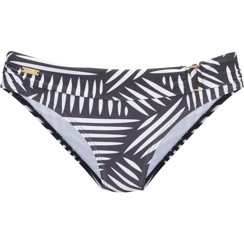LASCANA Bikinové nohavičky antracitová / biela 68500672