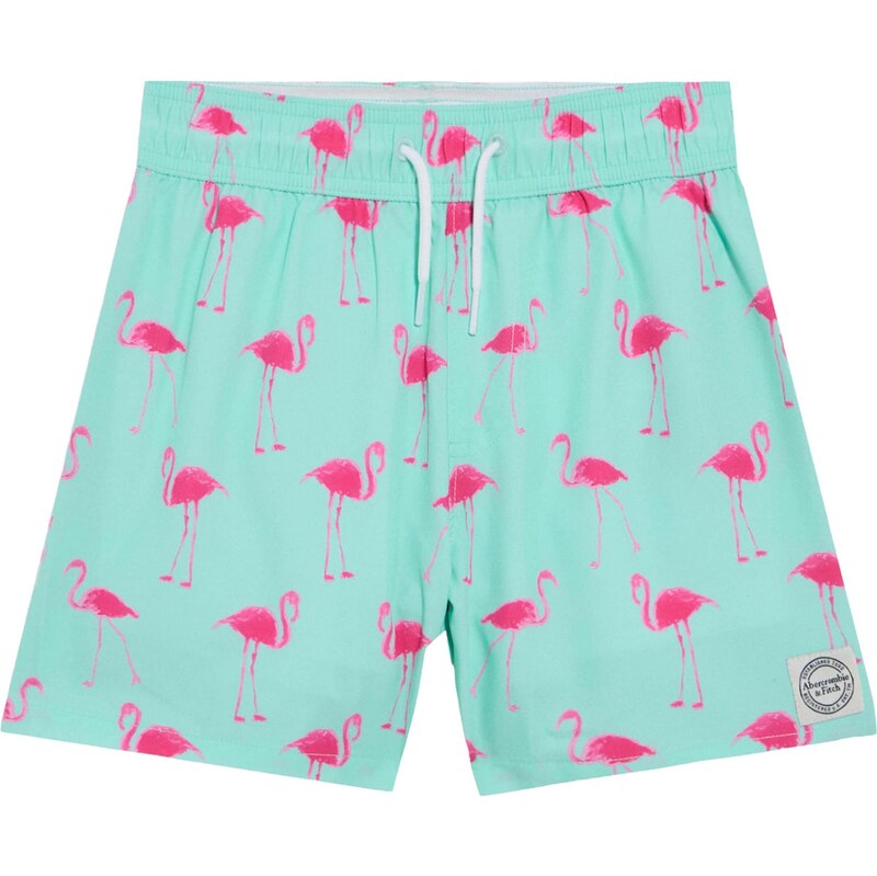 Abercrombie & Fitch Plavecké šortky tyrkysová / ružová 68500756