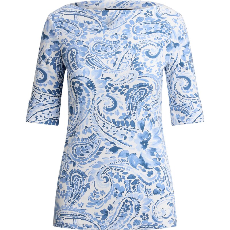Lauren Ralph Lauren Petite Tričko enciánová / svetlomodrá / biela 68500761