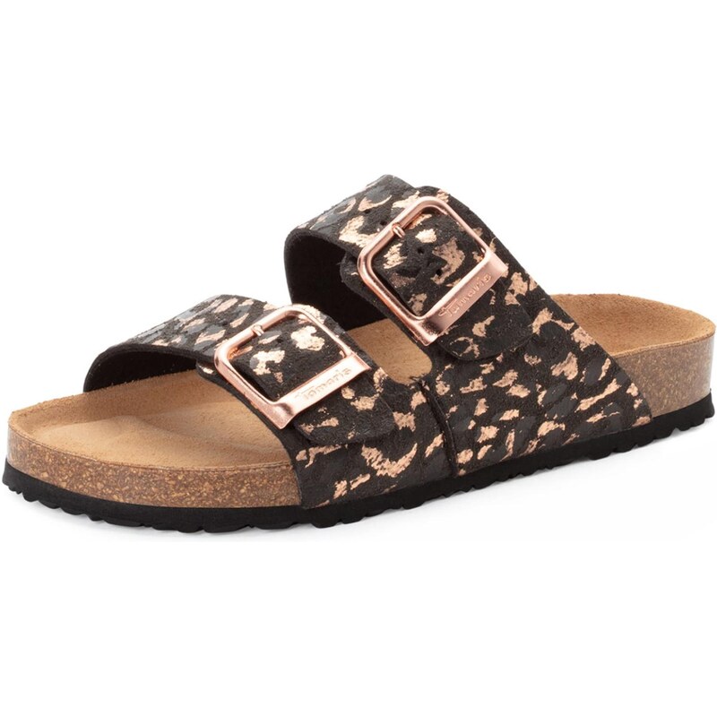 Tamaris Šľapky bronzová / svetlosivá / čierna 68500932