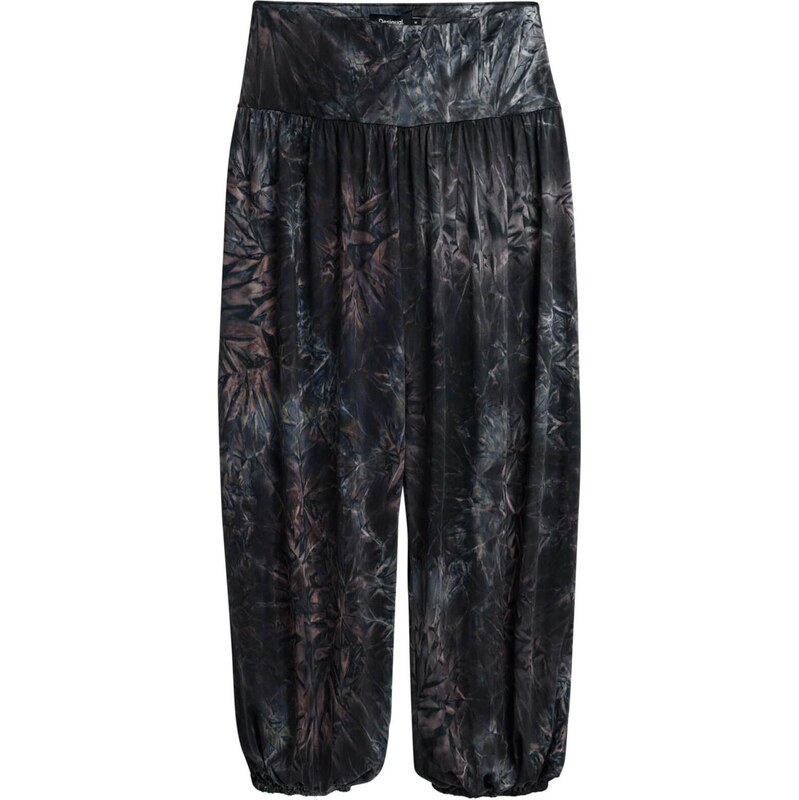 Desigual Nohavice hnedá / fialová / čierna / strieborná 68500934