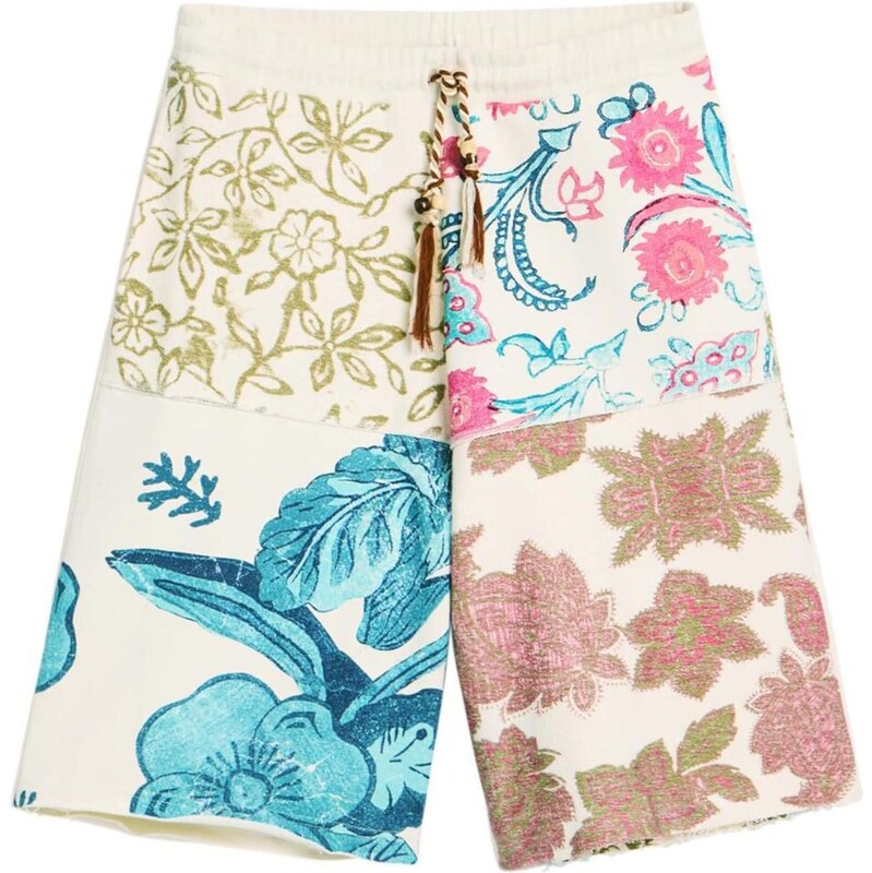 Desigual Nohavice zmiešané farby / biela 68501043