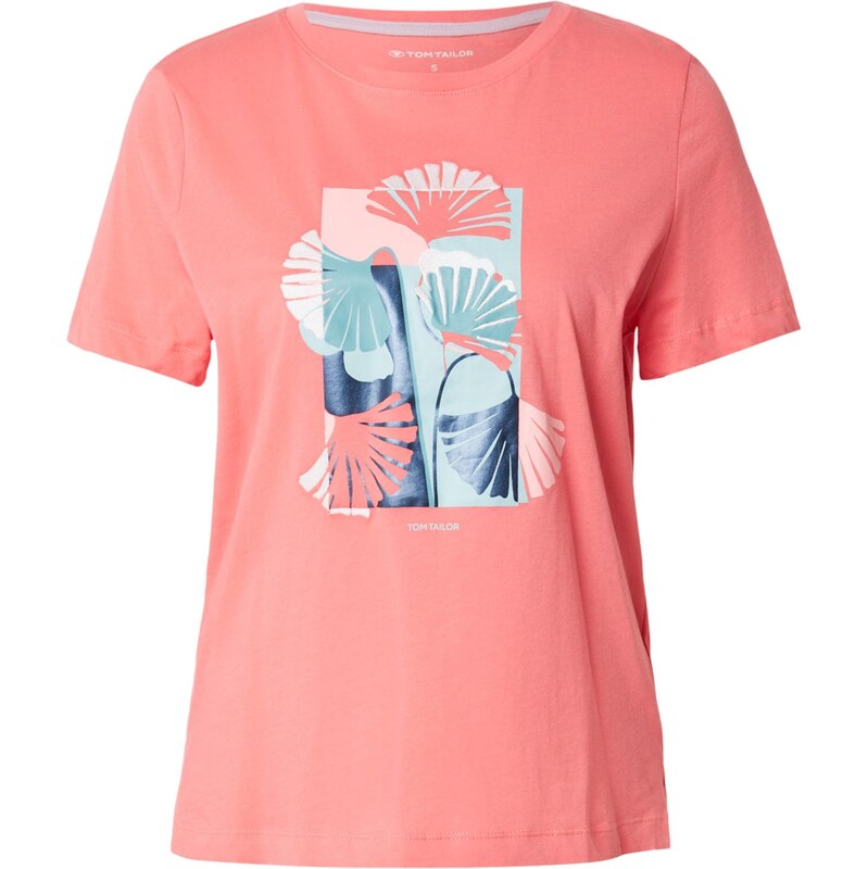 TOM TAILOR Tričko námornícka modrá / svetlomodrá / ružová / biela 68501045