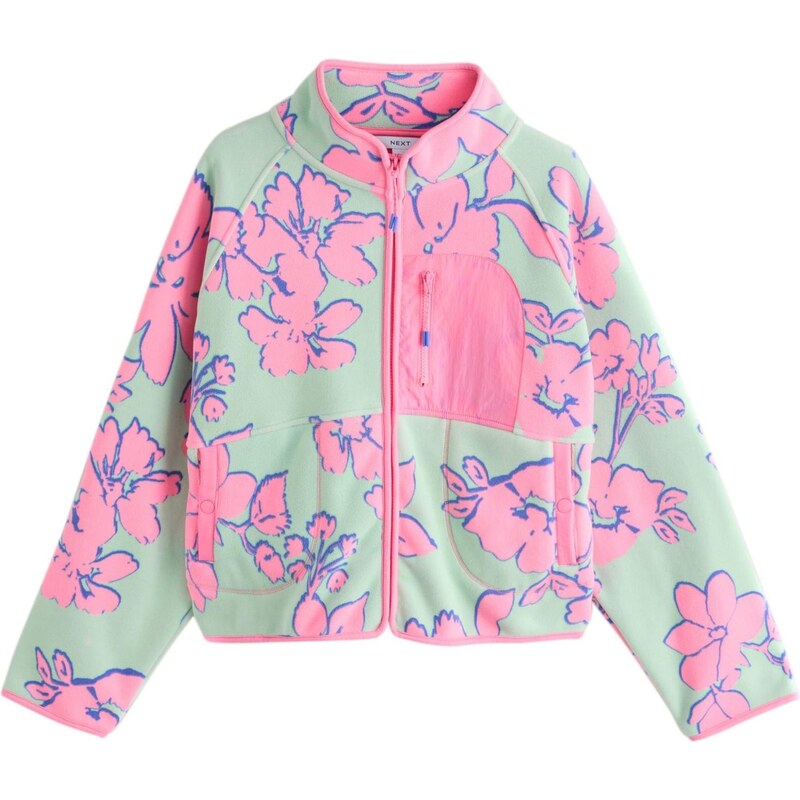Next Flisová bunda mätová / staroružová 68501054