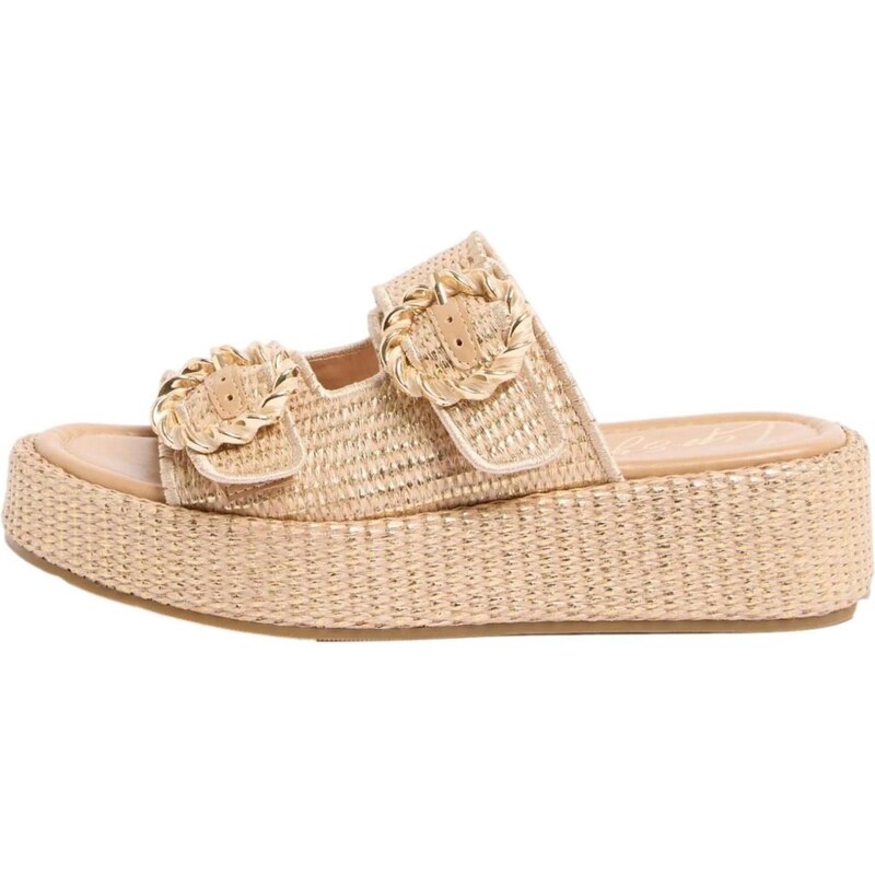 Lipsy Šľapky krémová 68501189