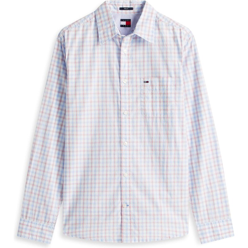 Tommy Jeans Košeľa svetlomodrá / červená / biela 68501320