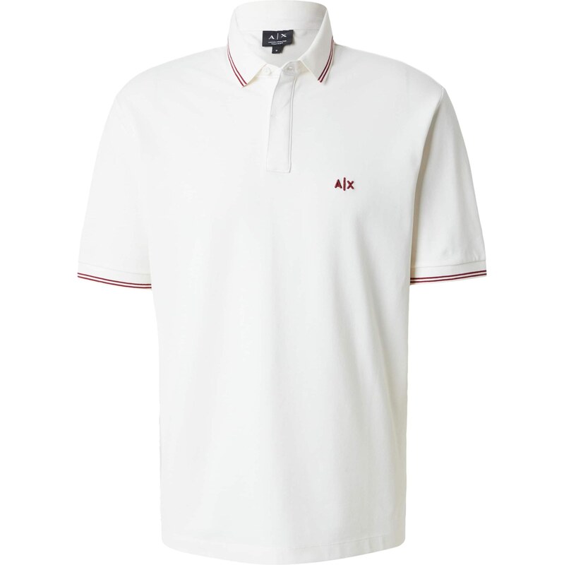 ARMANI EXCHANGE Tričko krémová / burgundská 68501358