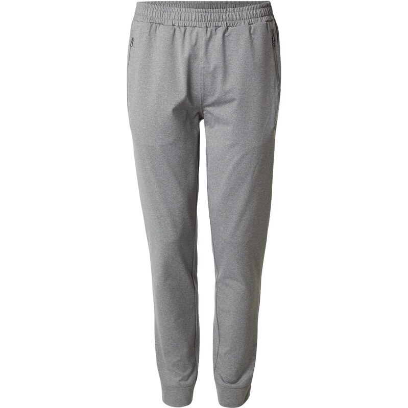 4F Športové nohavice sivá melírovaná 68501533